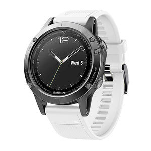 Garmin Forerunner 745 Silicone Strap (White)