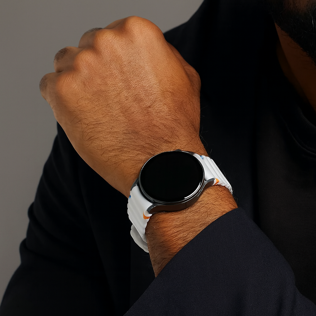 Samsung Galaxy Watch 4 40mm Wave Strap (White)