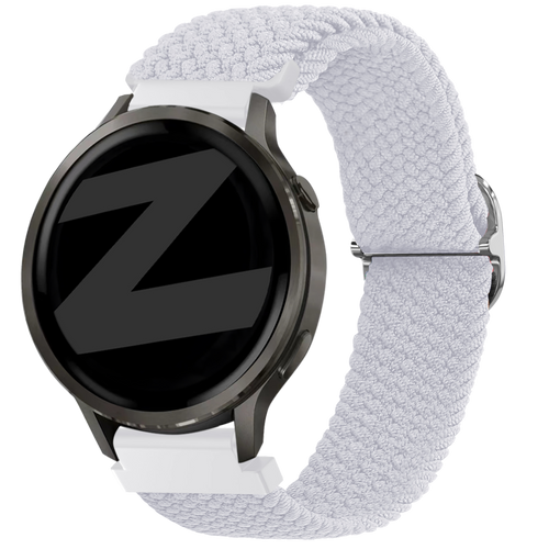 Bandz Garmin Forerunner 265s Adjustable Braided Strap (White)