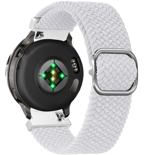 Bandz Garmin Forerunner 265s Adjustable Braided Strap (White)