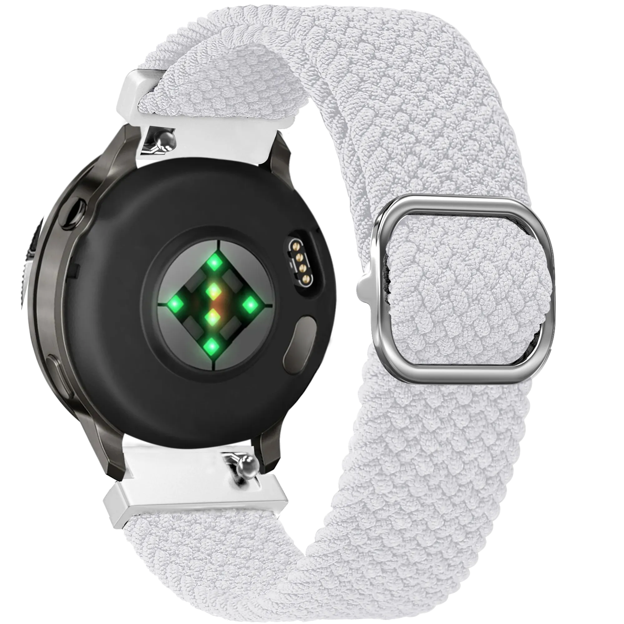 Bandz Garmin Venu 3s Adjustable Braided Strap (White)