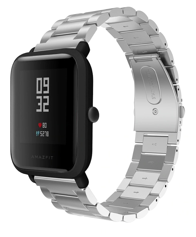 Huami Amazfit Bip Silver Huami Amazfit Bip 5, White Smartwatches