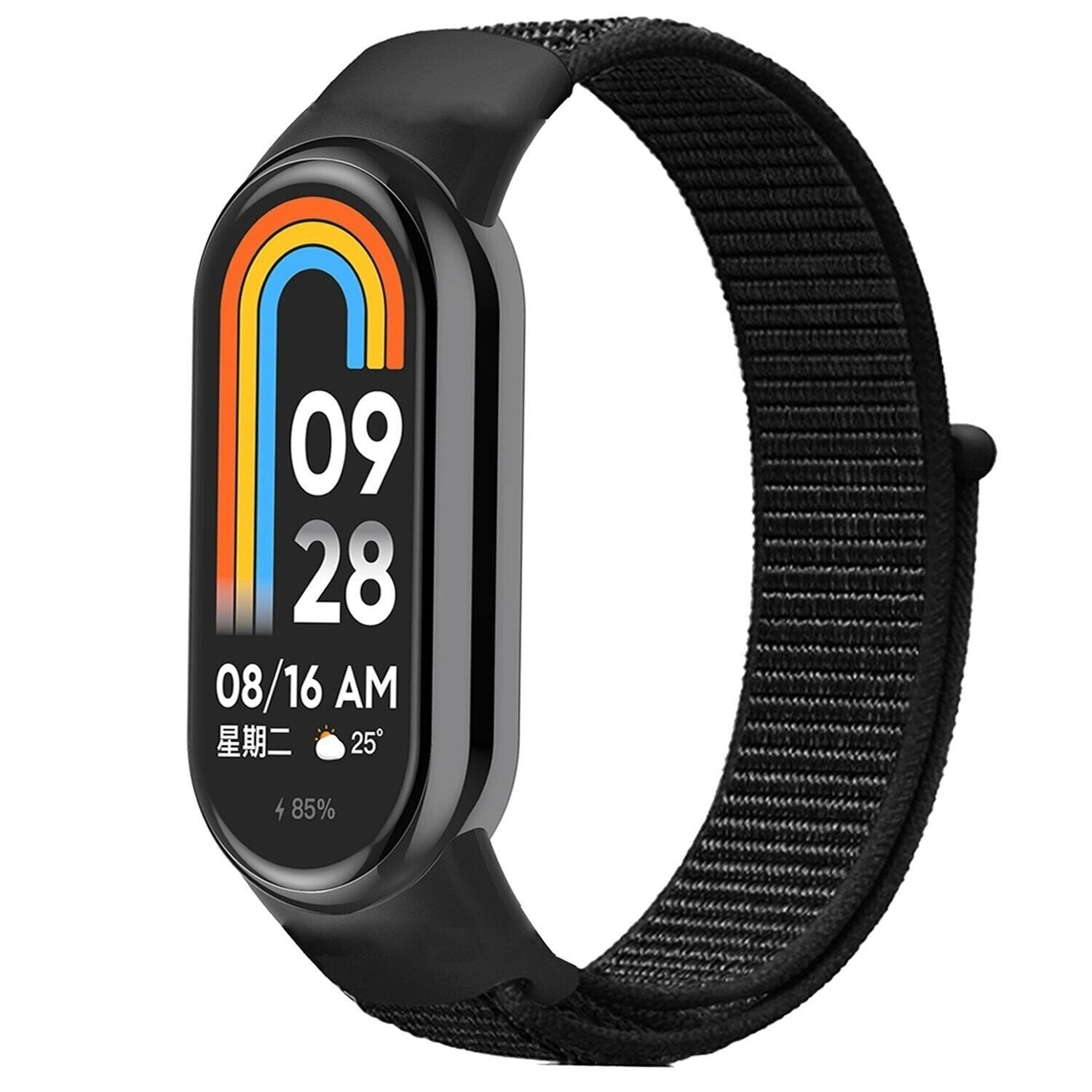 aceyoon 2 Stück Armband für Xiaomi Mi Band 9/8, Nylon Elastische Armbänder nur Kompatibel mit Mi Band 8/9, Damen Herren (Schwarz und Grau aceyoon 2 Stück Armband für Xiaomi Mi Band 9/8, Nylon Elastische Armbänder nur Kompatibel mit Mi Band 8/9, Damen Herren (Schwarz und Grau