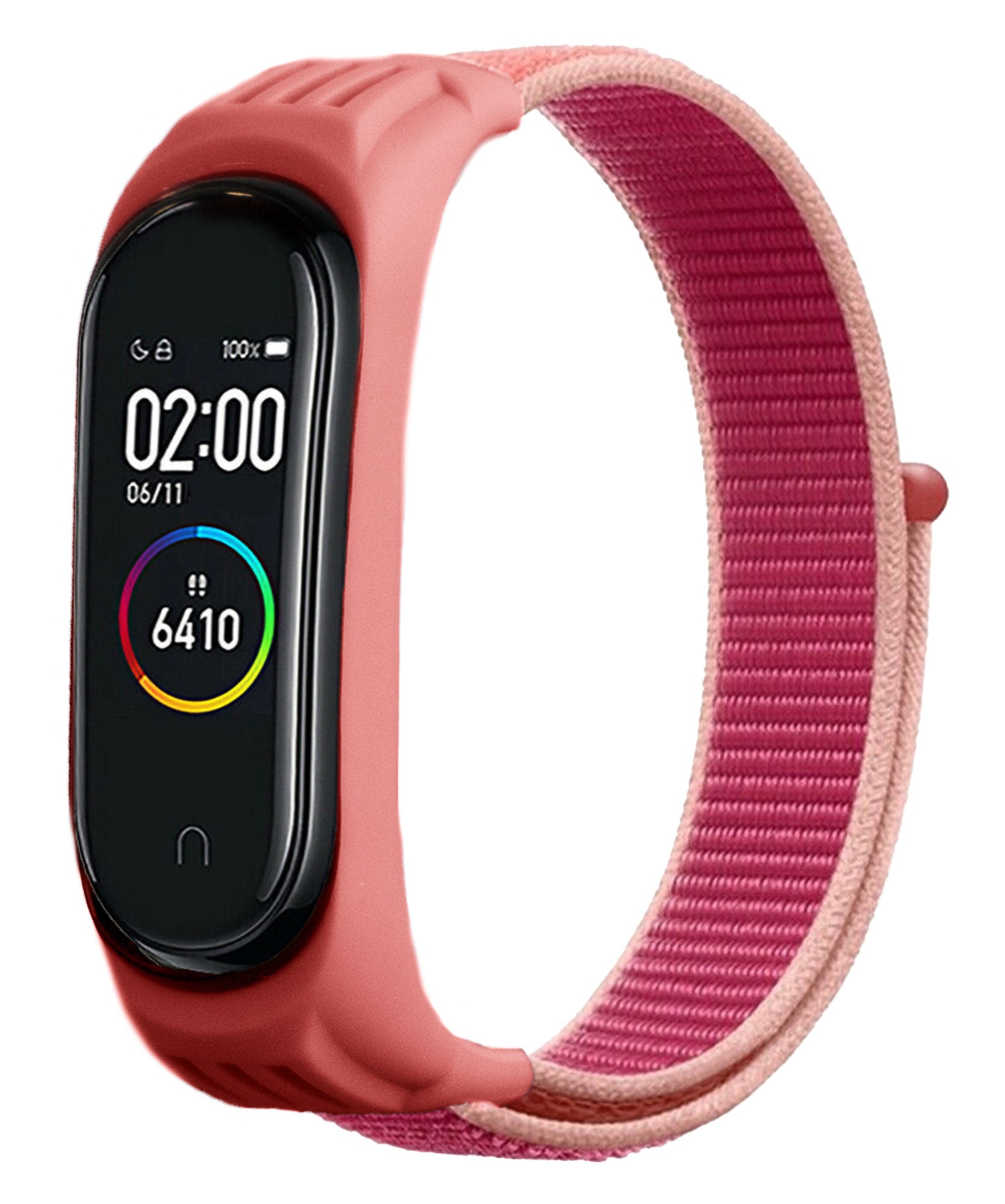 xiaomi-mi-band-6-nylon-bandje-pomegrenate