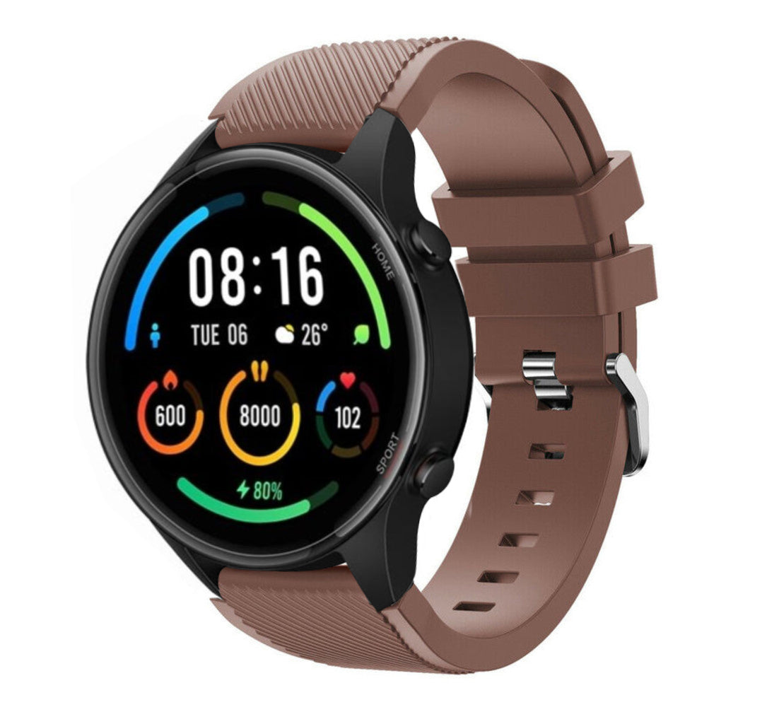 xiaomi-mi-watch-siliconen-bandje-bruin