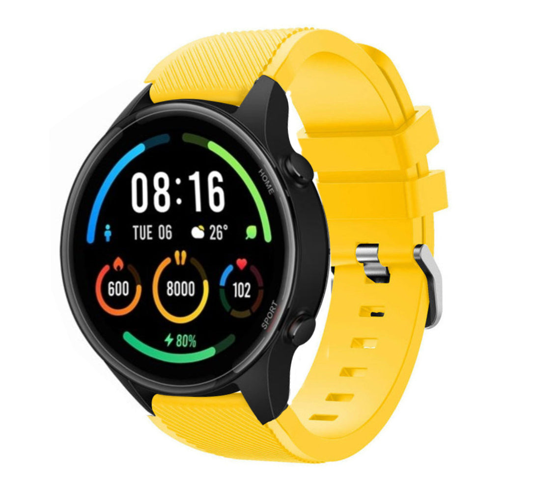 xiaomi-mi-watch-siliconen-bandje-geel