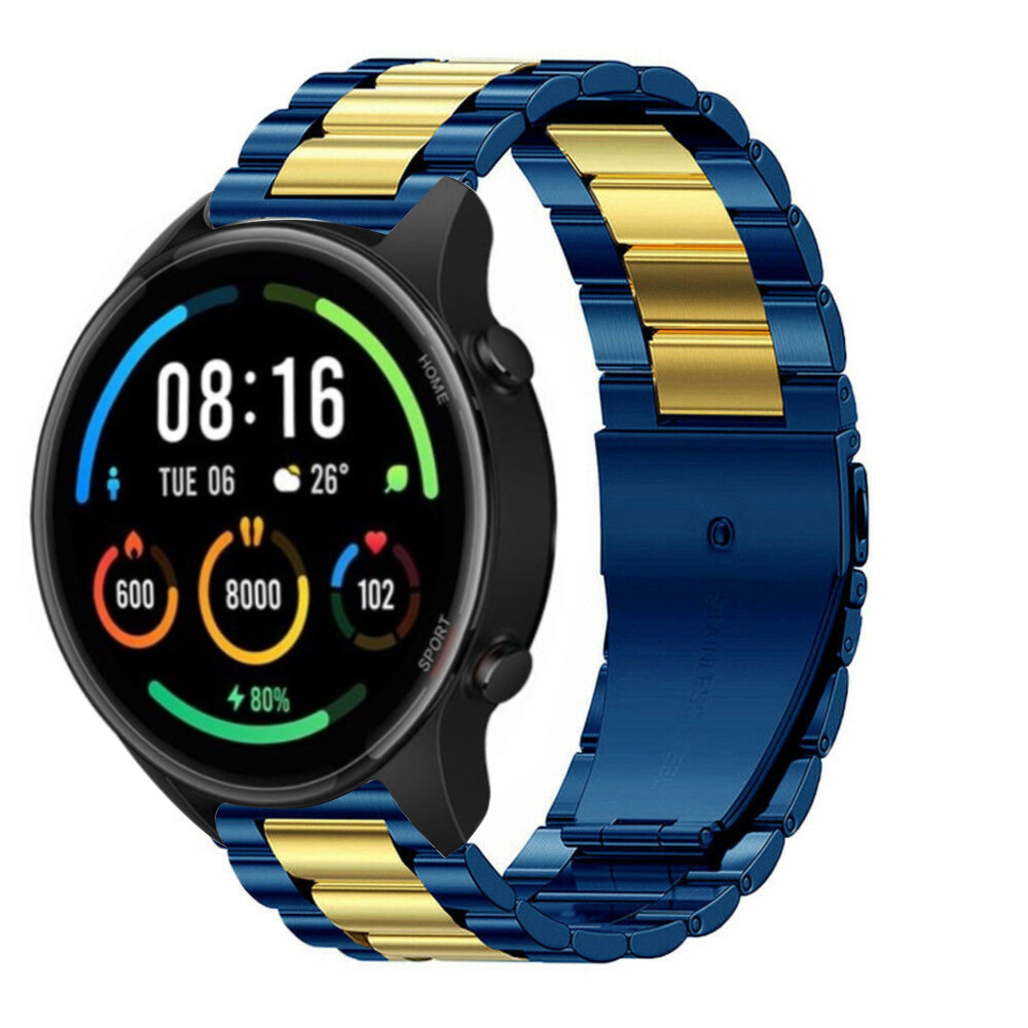 xiaomi-mi-watch-stalen-band-blauw-goud