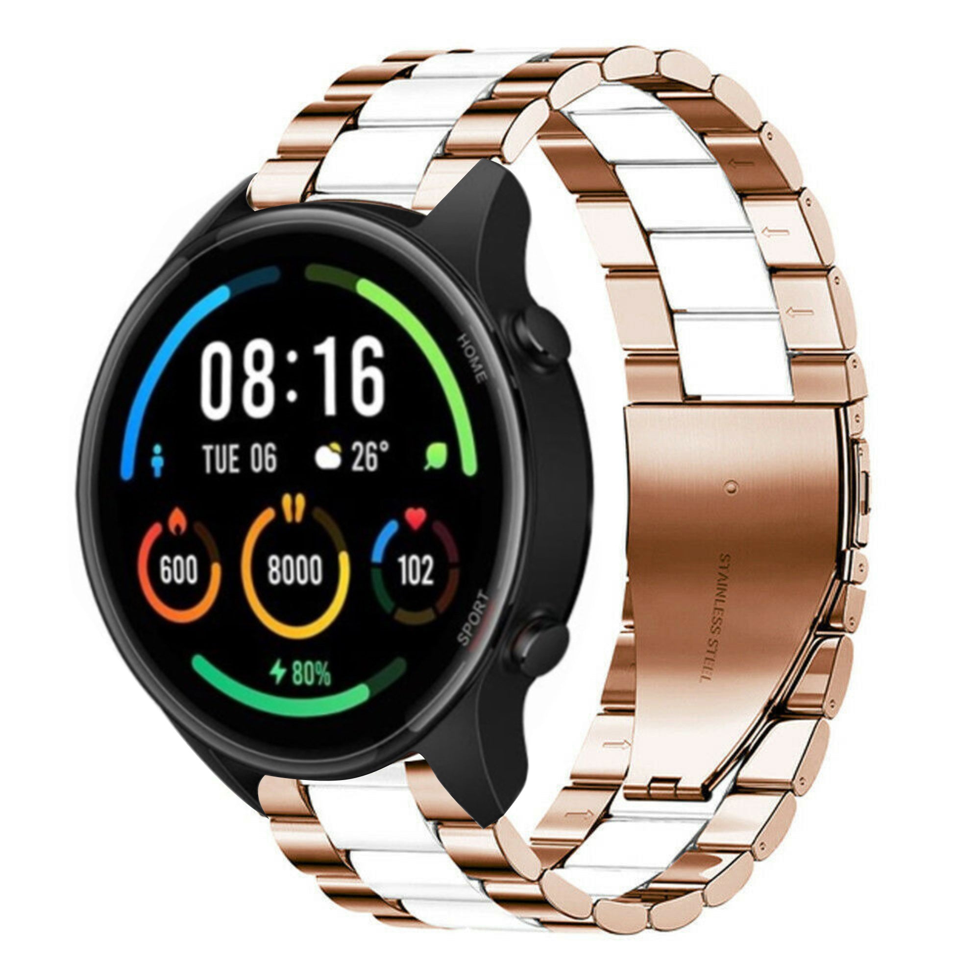 xiaomi-mi-watch-stalen-band-rose-goud-wit