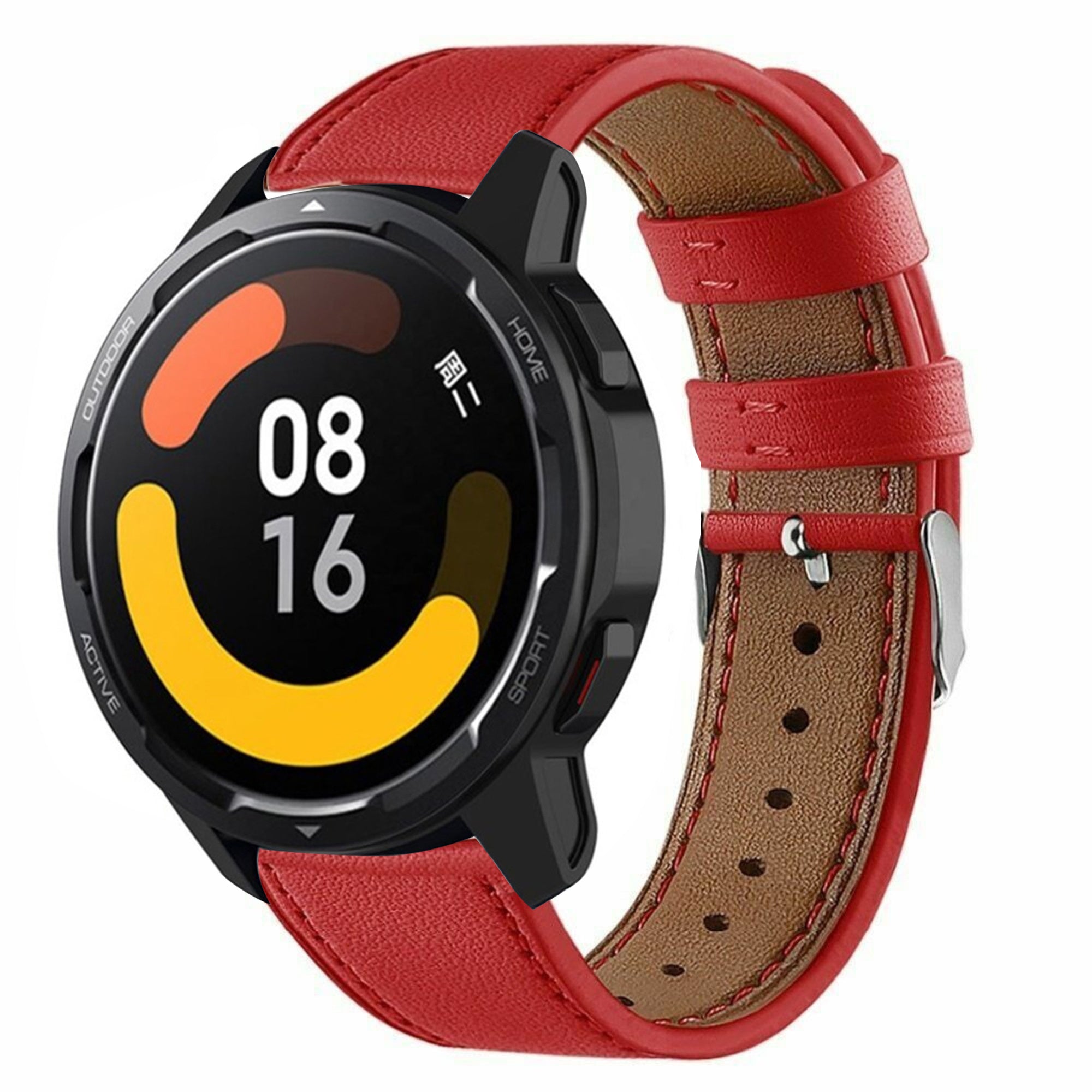 xiaomi-watch-s1-leren-bandje-rood