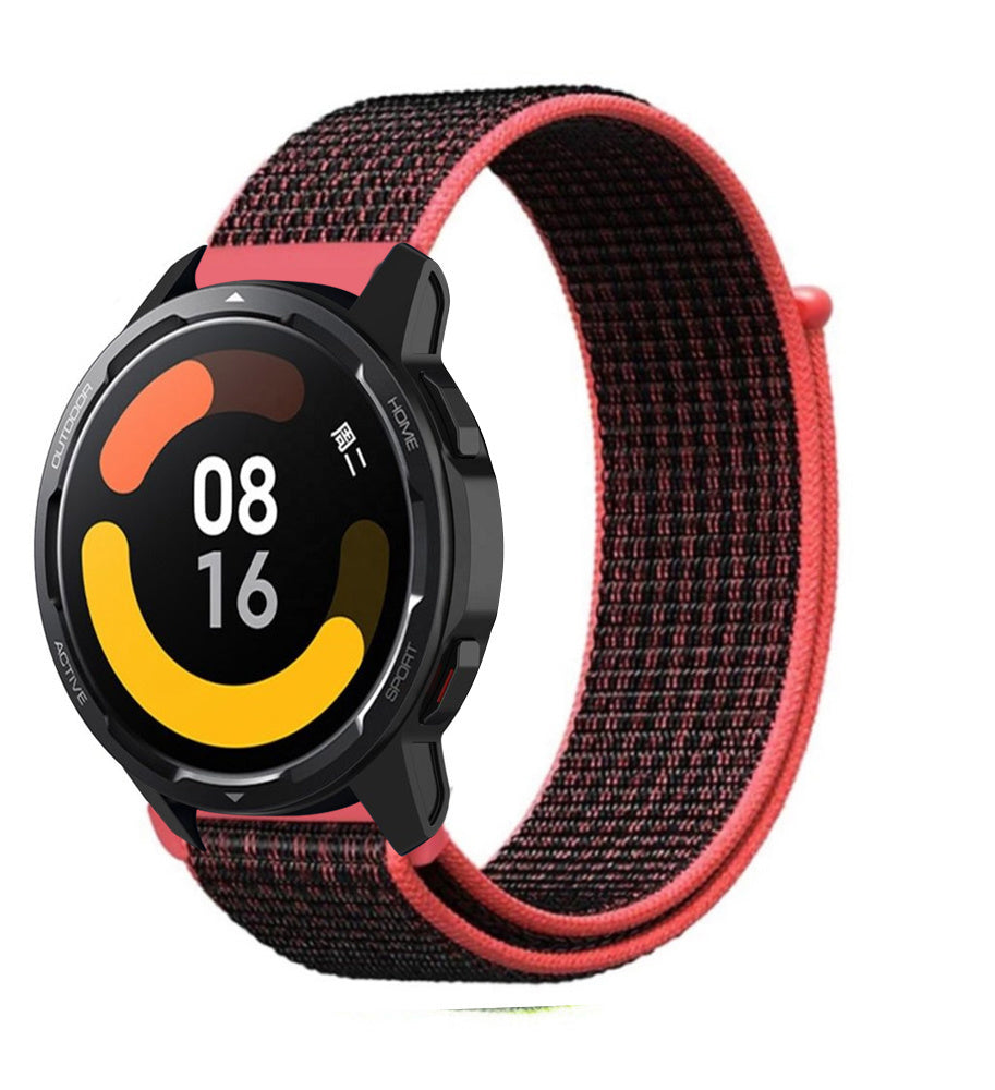 xiaomi-watch-s1-nylon-band-zwart-rood