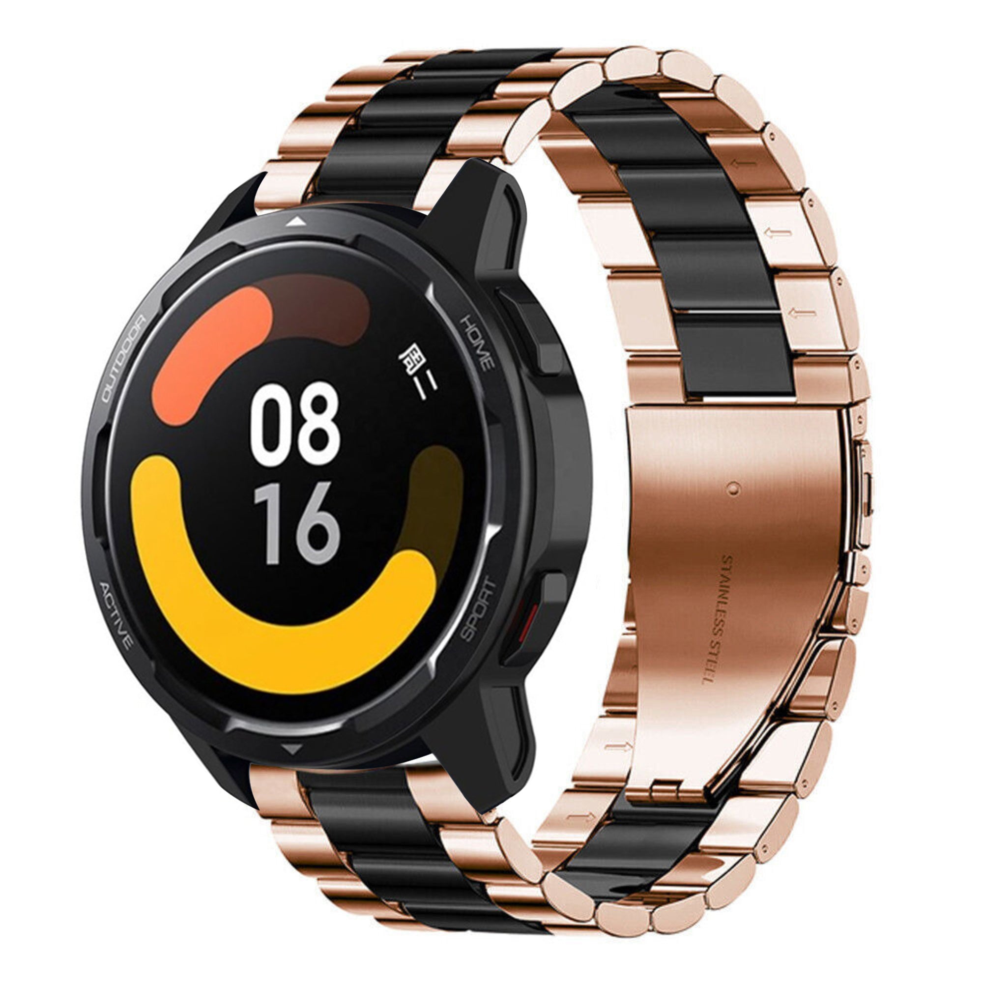 xiaomi-watch-s1-stalen-band-rose-goud-zwart