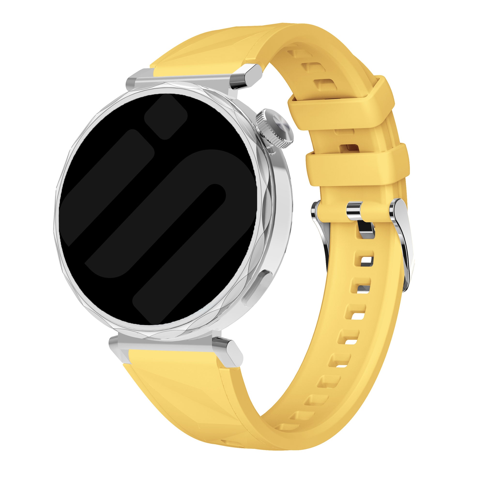 Huawei Watch 5 - 42mm Premium Silicone Strap (Yellow)