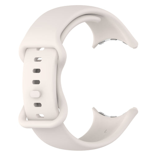 Google Pixel Watch 4 - 41mm Silicone Classic Strap (Sand White)