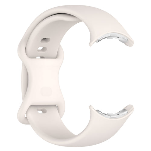 Google Pixel Watch 4 - 41mm Silicone Classic Strap (Sand White)