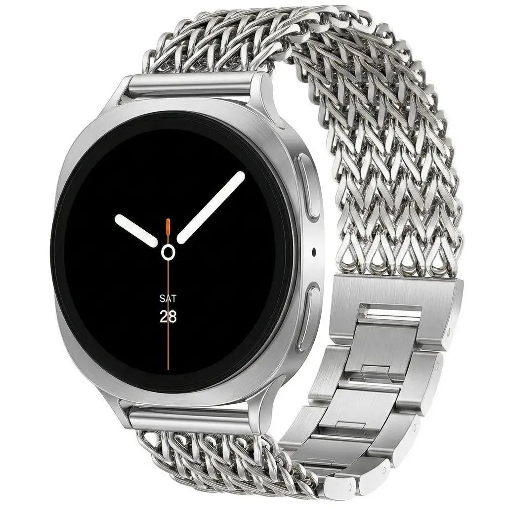 Samsung Galaxy Watch 8 - 40mm Metal Mesh Strap (Silver)
