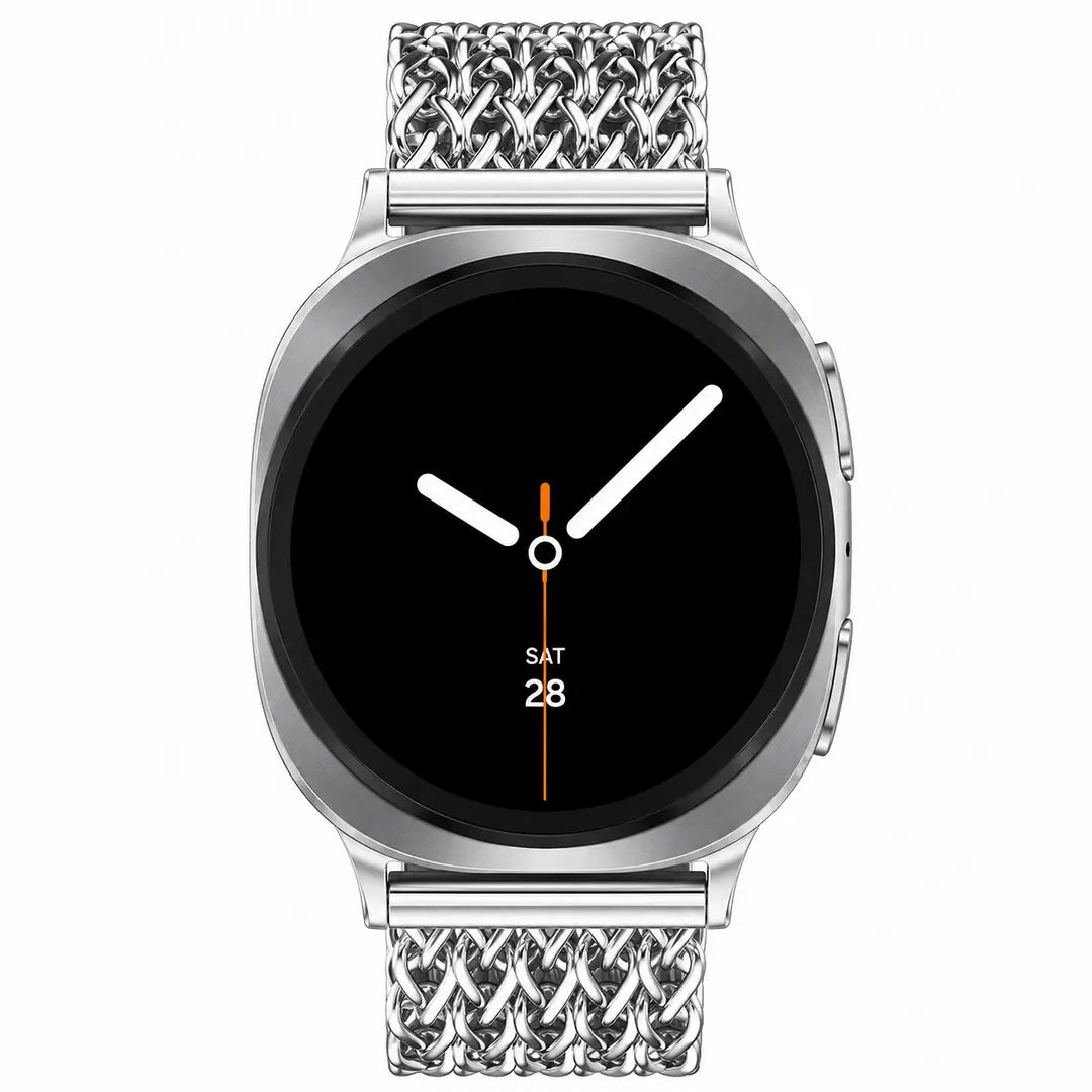 Samsung Galaxy Watch 8 - 40mm Metal Mesh Strap (Silver)