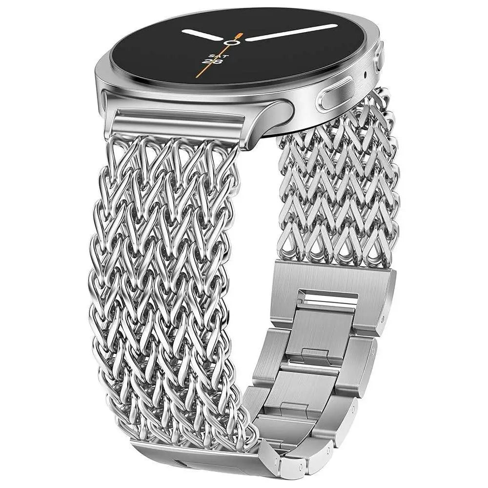 Samsung Galaxy Watch 9 - 44mm Metal Mesh Strap (Silver)