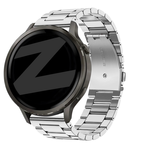 Bandz Garmin Forerunner 255s Steel Strap 'Classic' (Silver)
