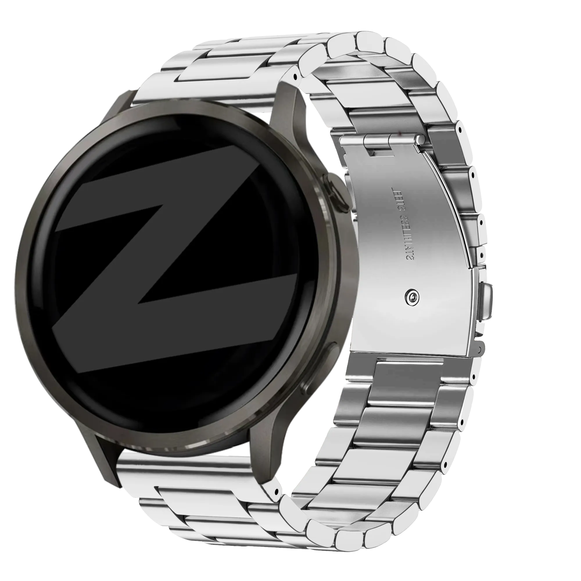Bandz Garmin Bounce 2 Steel Strap 'Classic' (Silver)