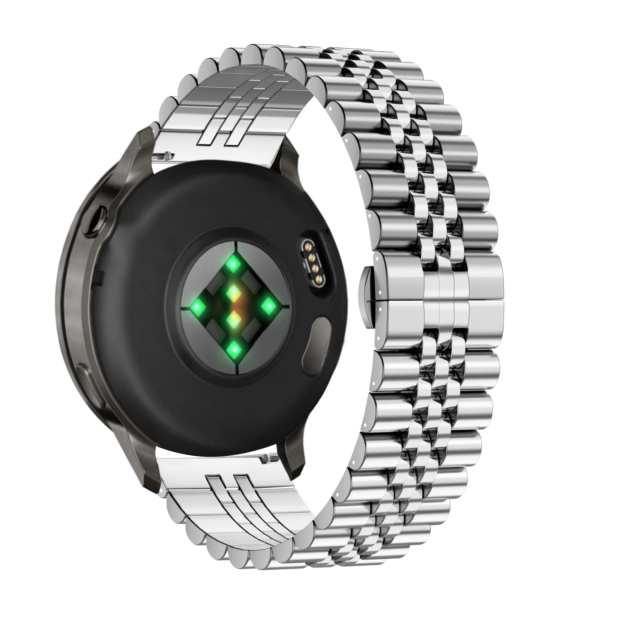 Bandz Garmin Approach S44 Steel Strap 'Jubilee' (Silver)