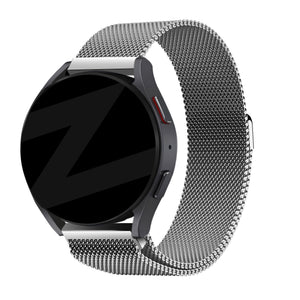 Bandz Garmin Vivomove Trend Milanese Loop Strap (Silver)
