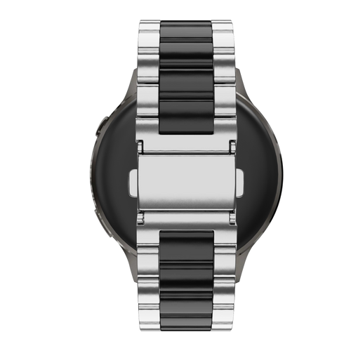 Bandz Garmin Forerunner 70 Steel Strap 'Classic' (Silver/Black)