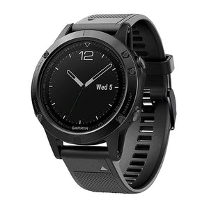 Garmin Quatix 8 - 47mm Silicone Strap (Black)