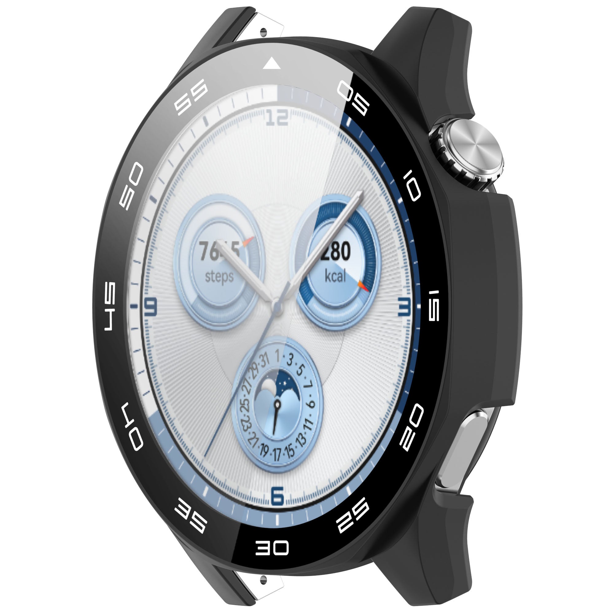 Huawei Watch GT 5 - 46mm Hard Case with Glass (Black)