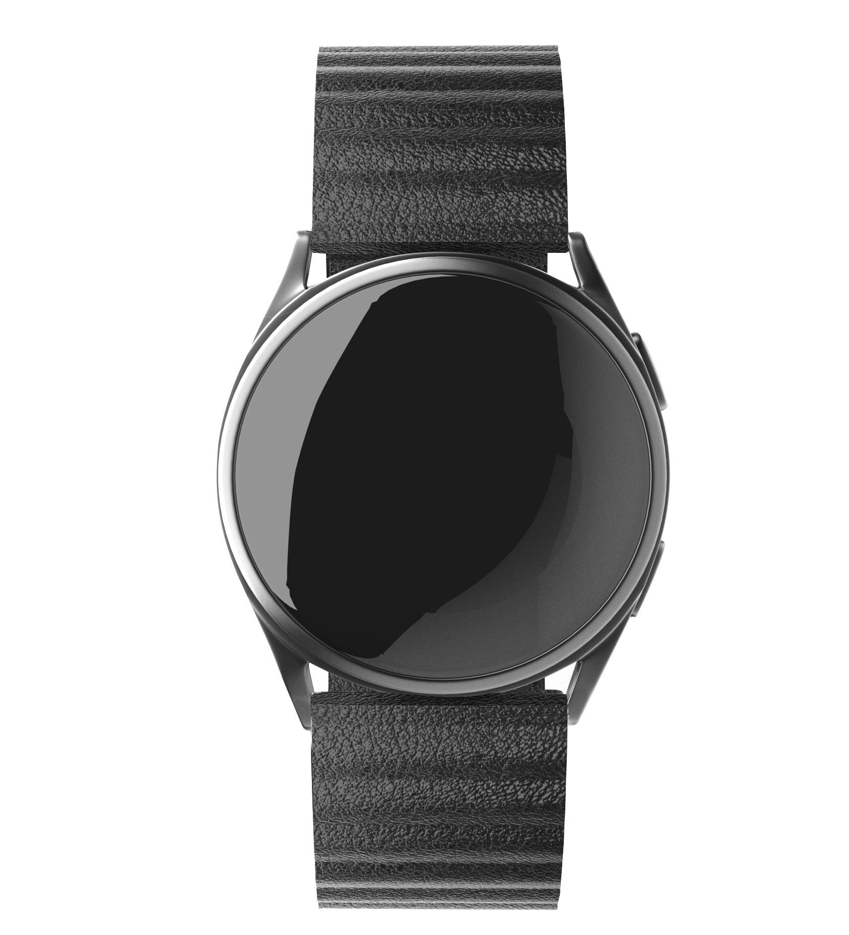 Withings ScanWatch 2 - 42mm Leather Loop Strap (Black)
