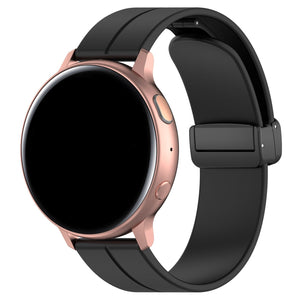 Coros Apex 42mm D-Buckle Silicone Strap (Black)