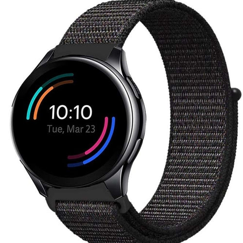 zwart-nylon-oneplus-watch