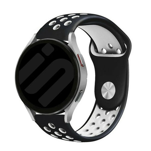 Amazfit Bip U (Pro) Sport Strap (Black/White)