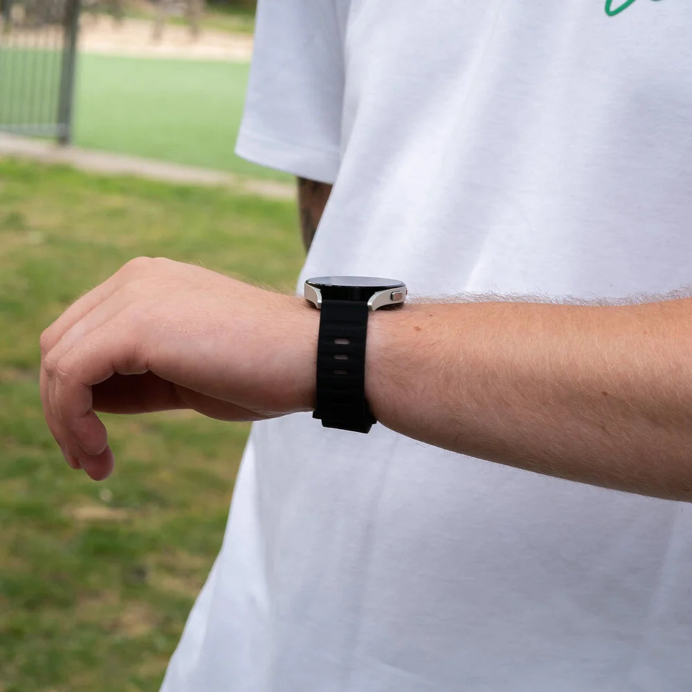 Samsung Gear Sport Outdoor Silicone Strap (Black)