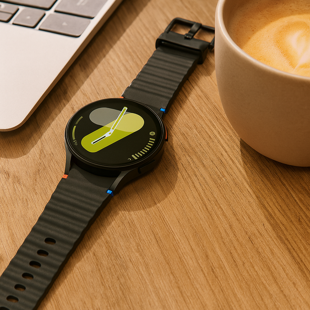 Samsung Galaxy Watch 4 Classic 46mm Wave Strap (Black)