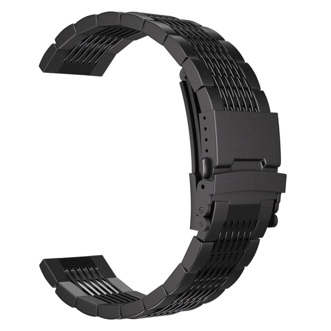 Amazfit Cheetah (Pro) Luxury Steel Link Strap (Black)