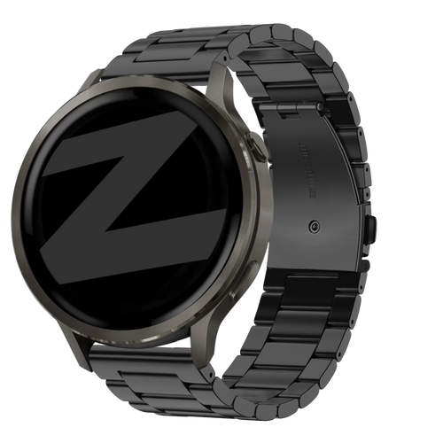 Bandz Garmin Forerunner 255s Steel Strap 'Classic' (Black)