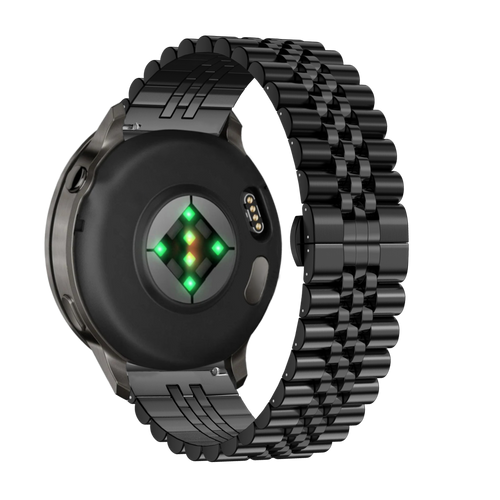 Bandz Garmin Forerunner 55 Steel Strap 'Jubilee' (Black)