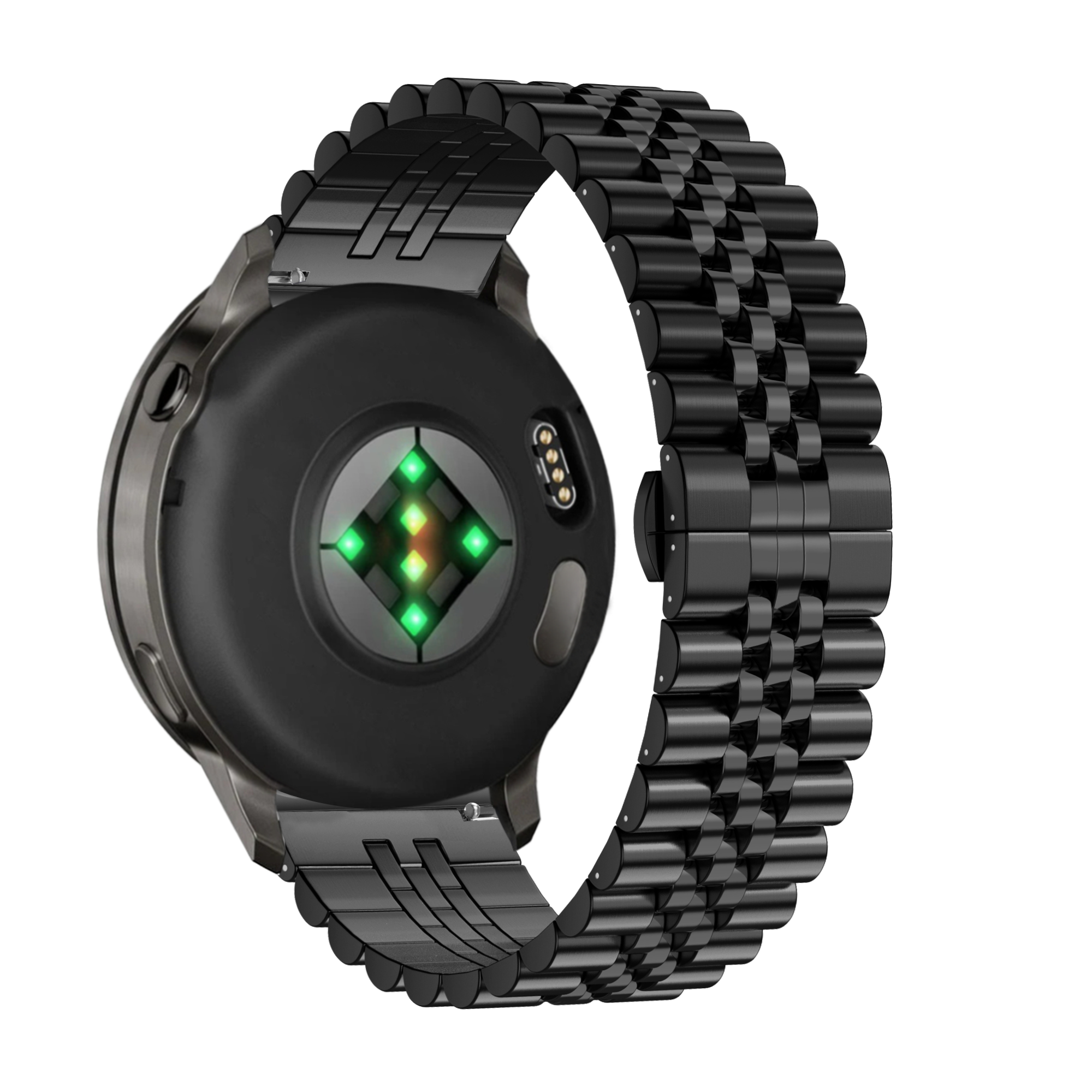 Bandz Garmin Approach S44 Steel Strap 'Jubilee' (Black)