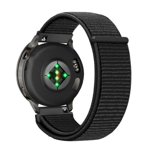 Bandz Garmin Vivoactive 4s Nylon Loop Strap (Black)