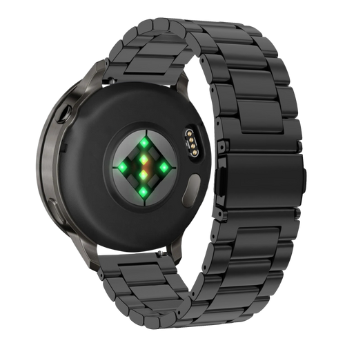 Bandz Garmin Forerunner 255s Steel Strap 'Classic' (Black)
