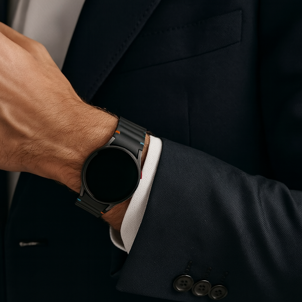 Samsung Galaxy Watch 4 Classic 46mm Wave Strap (Black)