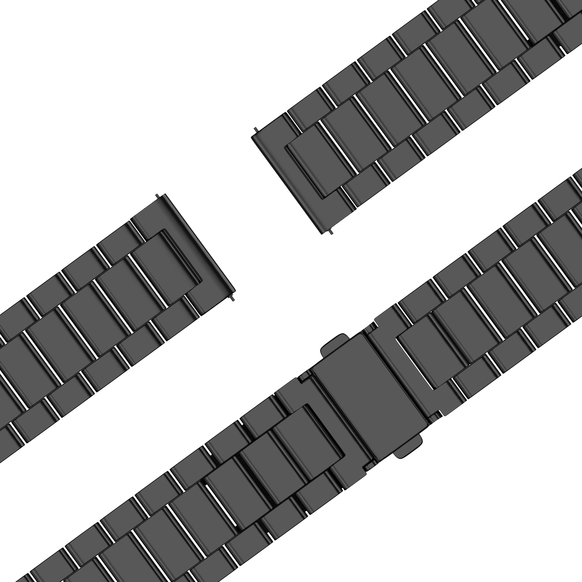 Bandz Garmin Forerunner 70 Steel Strap 'Classic' (Black)