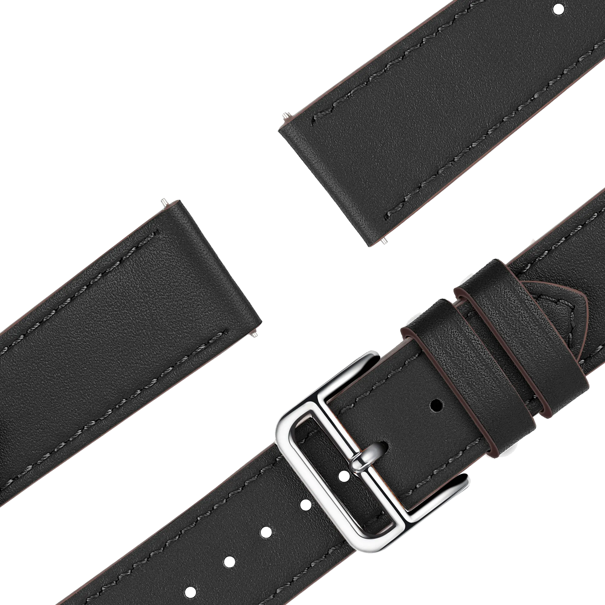 Bandz Garmin Venu 4 - 41mm Leather Strap 'Deluxe' (Black)