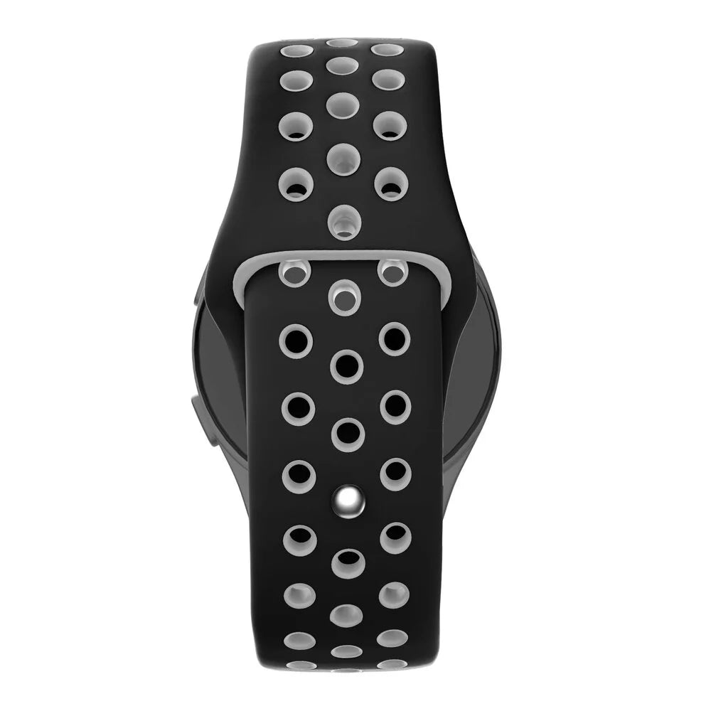 Bandz Amazfit Cheetah (Pro) Sport Strap 'Deluxe' (Black/Gray)