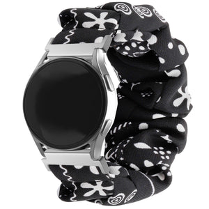 Samsung Galaxy Watch 3 41mm Scrunchie Strap (Black Mix)